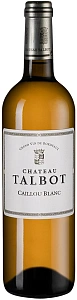 Белое Сухое Вино Caillou Blanc du Chateau Talbot 2020 г. 0.75 л