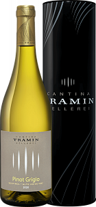Белое Сухое Вино Cantina Tramin Pinot Grigio 2020 г. 0.75 л Gift Box