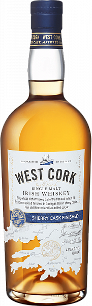 Виски West Cork Small Batch Sherry Cask Finished Single Malt Irish 0.7 л