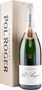 Белое Брют Шампанское Pol Roger Brut Reserve 6 л Gift Box