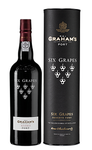 Красное Сладкое Портвейн Graham's Six Grapes Reserve Port 0.75 л Gift Box