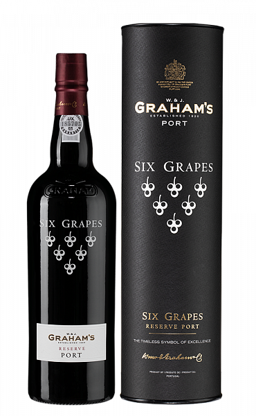 Портвейн Graham's Six Grapes Reserve Port 0.75 л Gift Box