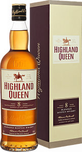 Виски Highland Queen 8 Years Old Blended Scotch 0.7 л Gift Box
