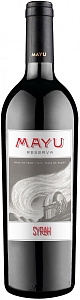 Красное Сухое Вино Mayu Syrah Reserva 0.75 л