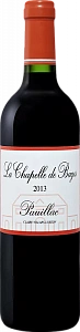Красное Сухое Вино La Chapelle de Bages Pauillac AOC Chateau Haut-Bages Liberal 2013 г. 0.75 л