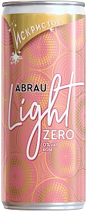 Розовое Полусладкое Вино безалкогольное Abrau-Durso Abrau Light Rose Zero Can 0.25 л