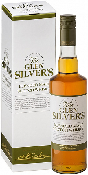 Виски Glen Silver's Blended Malt Scotch 0.7 л Gift Box