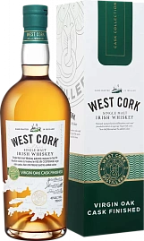 Виски West Cork Virgin Oak Cask Finished Single Malt Irish Whiskey 0.7 л в подарочной упаковке