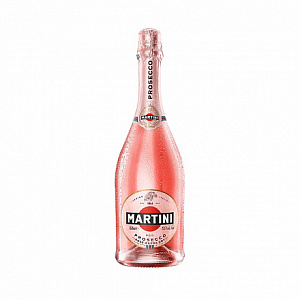 Розовое Сухое Игристое вино Martini Prosecco Rose 0.75 л