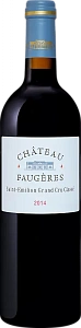 Красное Сухое Вино Chateau Faugeres Saint-Emilion Grand Cru AOC 2014 г. 0.75 л