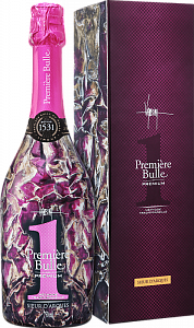 Белое Брют Игристое вино Premiere Bulle Premium 2015 г. 0.75 л Gift Box