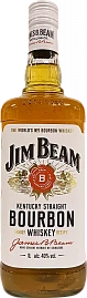 Виски Jim Beam Kentucky Straight Bourbon Whiskey 1 л