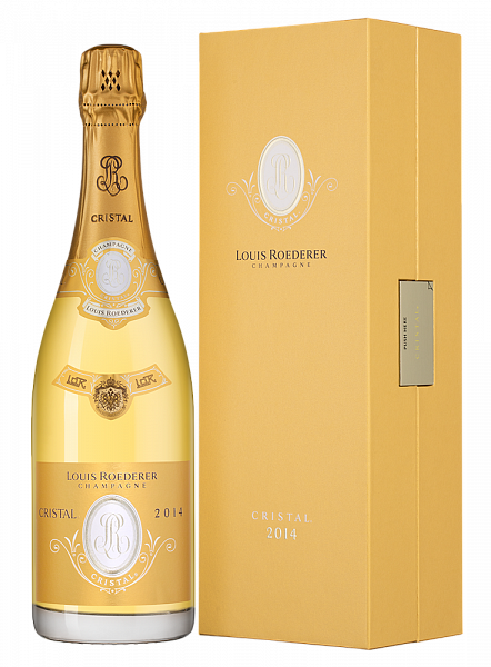 Шампанское Louis Roederer Cristal 2014 г. 0.75 л Gift Box