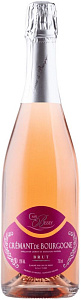 Розовое Брют Игристое вино Cremant de Bourgogne Brut Rose Cave de Bissey 0.75 л