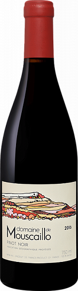 Вино Pinot Noir Domaine de Mouscaillo 2018 г. 0.75 л
