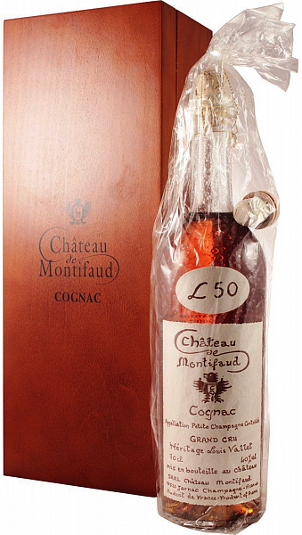Коньяк Petite Champagne AOC Chateau de Montifaud Heritage Louis Vallet 50 Years Old 0.7 л Gift Box