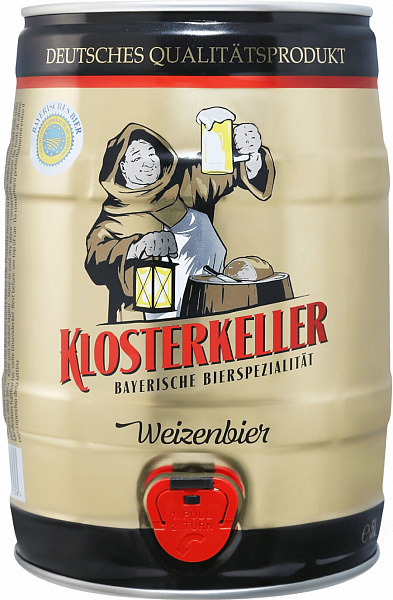 Пиво Klosterkeller Weizenbier Keg 5 л