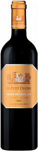 Красное Сухое Вино Le Petit Ducru de Ducru-Beaucaillou 2018 г. 0.75 л