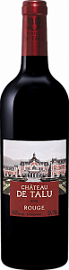 Красное Сухое Вино Chateau de Talu Rouge 2019 г. 0.75 л