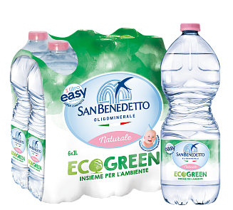 Вода негазированная San Benedetto ECO PET 1 л 6 шт.