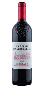 Красное Сухое Вино Chateau Les Artigaux Bordeaux 0.75 л