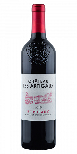 Вино Chateau Les Artigaux Bordeaux 0.75 л