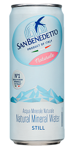 Вода негазированная San Benedetto Can 0.33 л 24 шт.