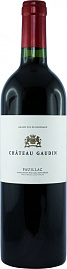Вино Chateau Gaudin Pauillac 2002 г. 0.75 л