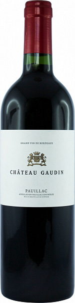 Вино Chateau Gaudin Pauillac 2002 г. 0.75 л