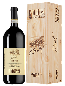 Красное Сухое Вино Barolo Runcot Riserva Elio Grasso 2013 г. 1.5 л Gift Box