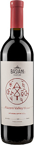 Красное Полусладкое Вино Basiani Alazani Valley Red 0.75 л