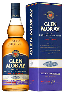 Виски Glen Moray Single Malt Elgin Classic Port Cask Finish 0.7 л Gift Box