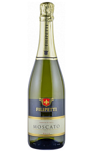 Белое Сладкое Игристое вино Filipetti Moscato Dolce 0.75 л