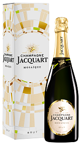 Белое Брют Шампанское Champagne Jacquart Brut Mosaicque 0.75 л Gift Box