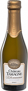 Белое Брют Игристое вино Chateau Tamagne Brut Blanc 0.2 л