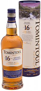 Виски Tomintoul Speyside Glenlivet Single Malt Scotch 16 Years Old 0.7 л Gift Box