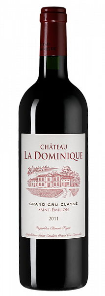 Вино Chateau la Dominique 2011 г. 0.75 л