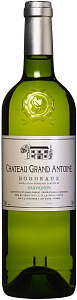 Белое Сухое Вино Chateau Grand Antoine Sauvignon Bordeaux 0.75 л