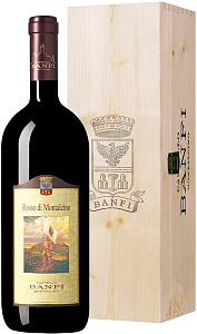 Красное Сухое Вино Castello Banfi Rosso di Montalcino 2020 г. 1.5 л Gift Box