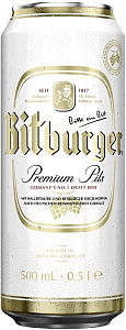 Пиво Bitburger Premium Pils Can 0.5 л