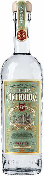 Водка Orthodox 0.5 л