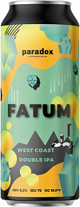Пиво Paradox Fatum West Coast Double IPA Can 0.5 л