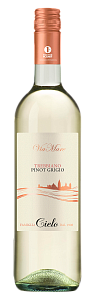 Белое Полусухое Вино Trebbiano Pinot Grigio 0.75 л