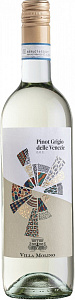 Белое Сухое Вино Sartori Villa Molino Pinot Grigio delle Venezie DOC 0.75 л