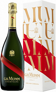Белое Брют Шампанское G. H. Mumm Grand Cordon Brut 0.75 л Gift Box