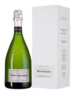 Белое Экстра брют Шампанское Special Club Grands Terroirs de Chardonnay Extra Brut Pierre Gimonnet & Fils 2016 г. 0.75 л