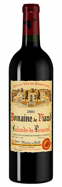 Вино Domaine de Viaud 2001 г. 0.75 л