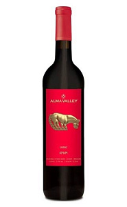 Красное Сухое Вино Alma Valley Shiraz 0.75 л