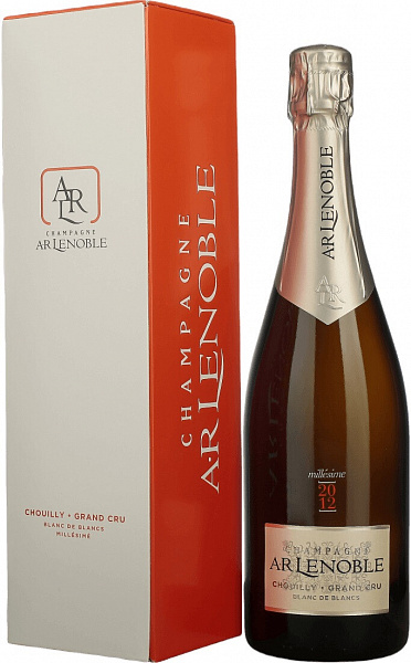 Шампанское Champagne AR Lenoble Chouilly Grand Cru Blanc de Blancs Millesime 2012 г. 0.75 л Gift Box
