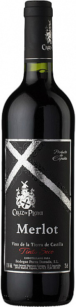 Вино Cruz de Plata Merlot Seco Tierra de Castilla 0.75 л
